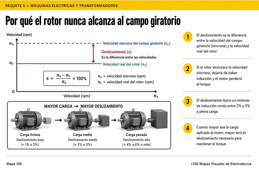 Mapa visual: Por qué el rotor no alcanza al campo
