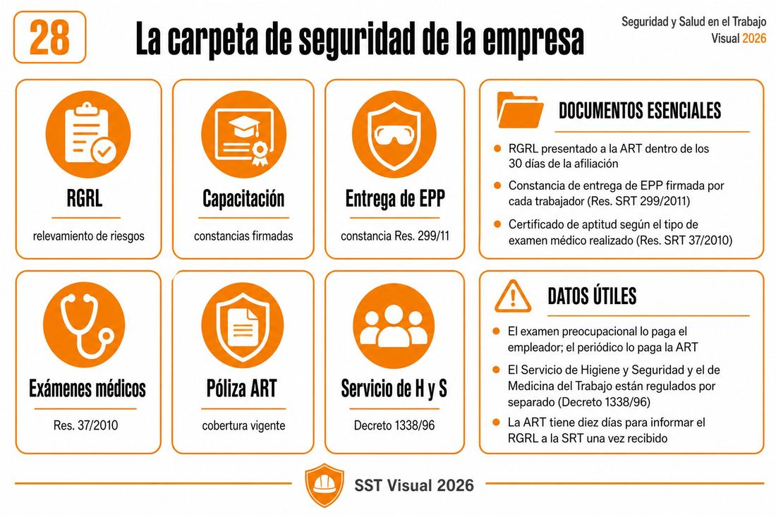 Mapa visual: La carpeta de seguridad de la empresa