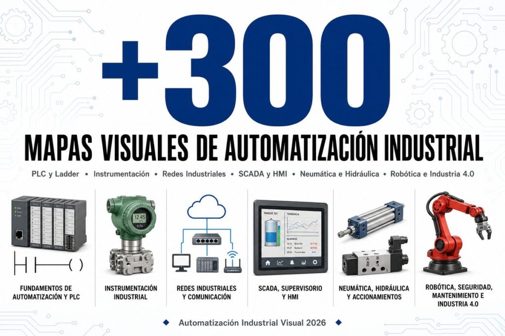 Pack +510 Mapas Visuales: Automatización, Electrotecnia y Seguridad (PDF)